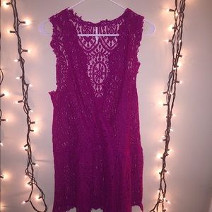 Free People Lace Tunic